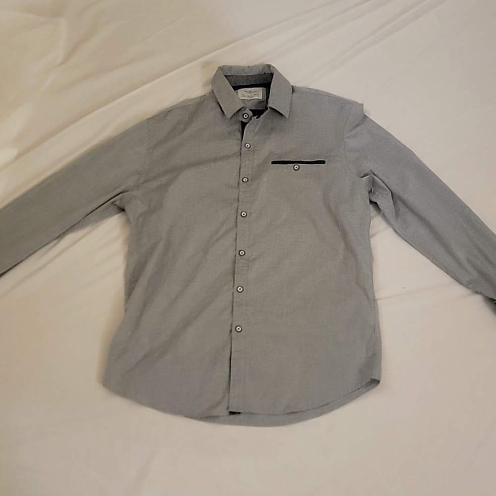 Craft flow button up dress shirt S
